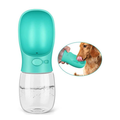 Portable Dog Water Bottle with Bowl Dispenser Antibacterial Leak Proof