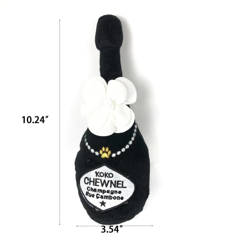 Chewnel Floral Champagne Bottle Toy