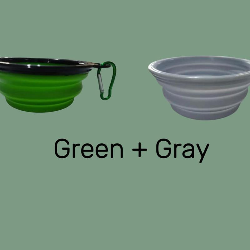 Collapsible Dog Bowls for Travel, 2-Pack Dog Portable Water Bowl for Dogs Cats Pet Foldable Feeding Watering Dish for Traveling Camping Walking Hiking