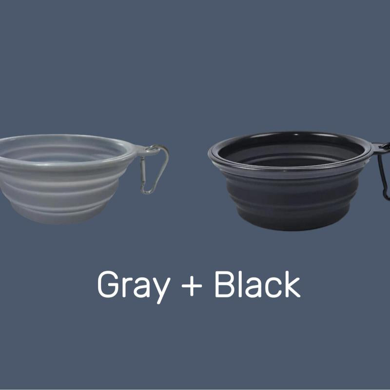 Collapsible Dog Bowls for Travel, 2-Pack Dog Portable Water Bowl for Dogs Cats Pet Foldable Feeding Watering Dish for Traveling Camping Walking Hiking