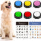 Set of 4 Dog Buttons, Dog Buttons for Communication, Dog Speaking Buttons, Recordable Buttons, Dog Touch Buttons， 25 Training Stickers, Teach Your Dog to Talk!