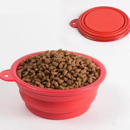 Collapsible Dog Bowls for Travel, 2-Pack Dog Portable Water Bowl for Dogs Cats Pet Foldable Feeding Watering Dish for Traveling Camping Walking Hiking